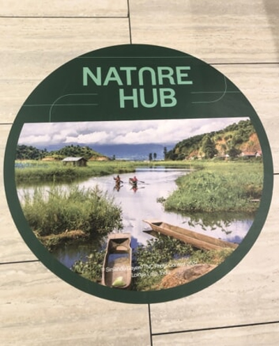 Custom floor graphics Photo